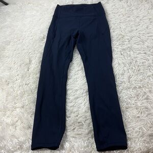 Lululemon In Movement Crop 23" True Navy